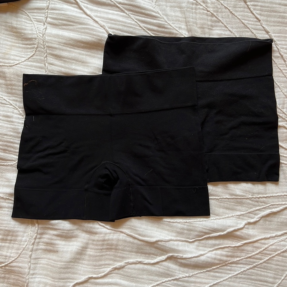 2 pair Nylon/Spandex shorts